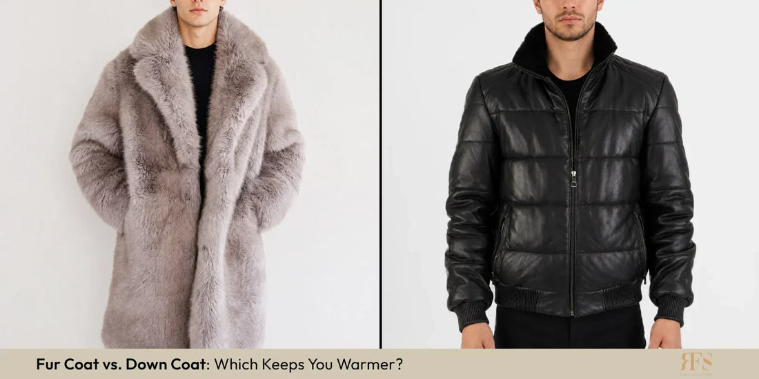 fur coat vs down jacket warmth
