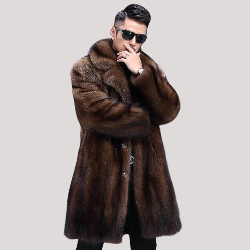 Mens Mink Fur Coat