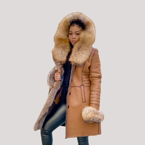 Shearling Fur Coat