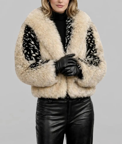 Broadcaster Erin Andrews Women's Fur Jacket | Women's Fur Jacket-1