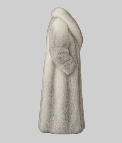 Hern Men's Real Chinchilla Fur Coat -  Men's Real Chinchilla Fur Coat-2