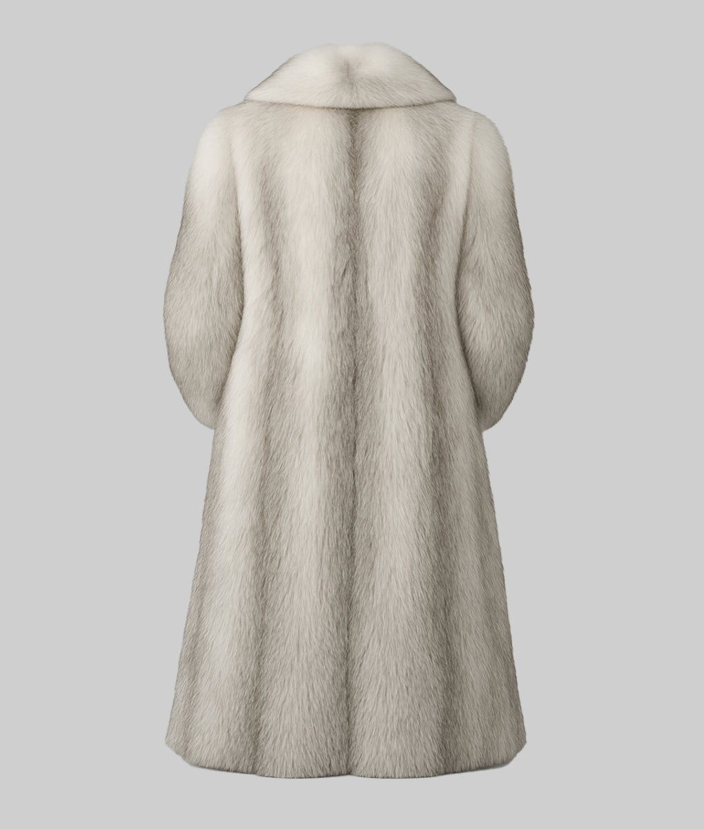 Hern Men's Real Chinchilla Fur Coat -  Men's Real Chinchilla Fur Coat-4