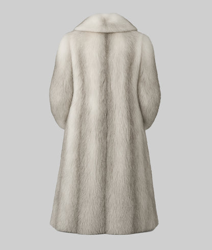 Hern Men's Real Chinchilla Fur Coat -  Men's Real Chinchilla Fur Coat-4