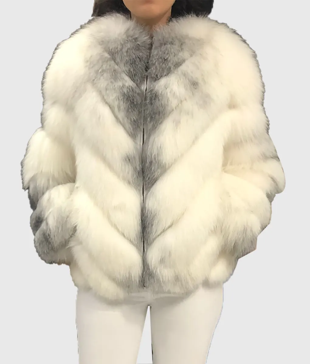 Lloyd White Mink Fur Jacket-1