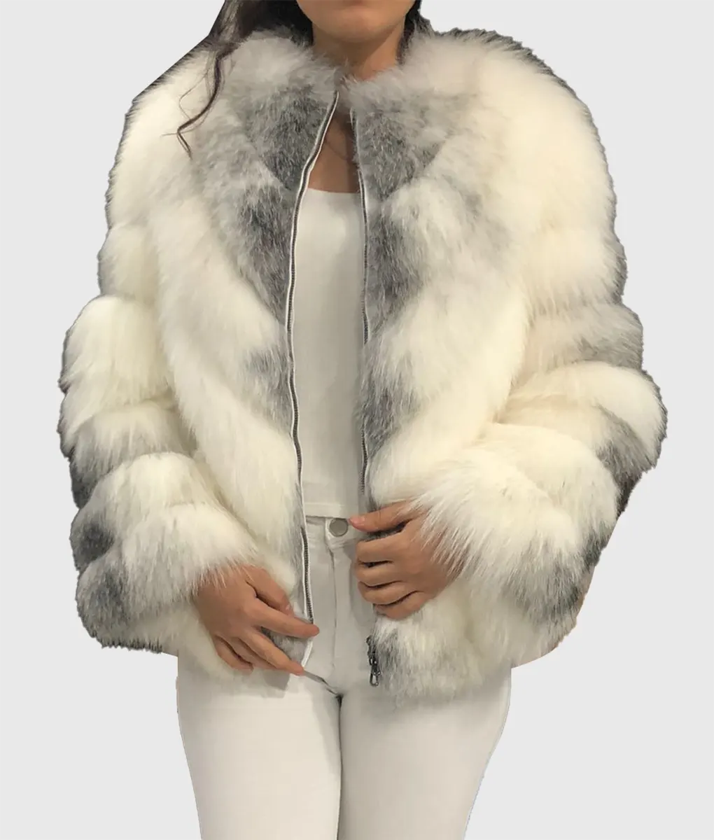 Lloyd White Mink Fur Jacket-2