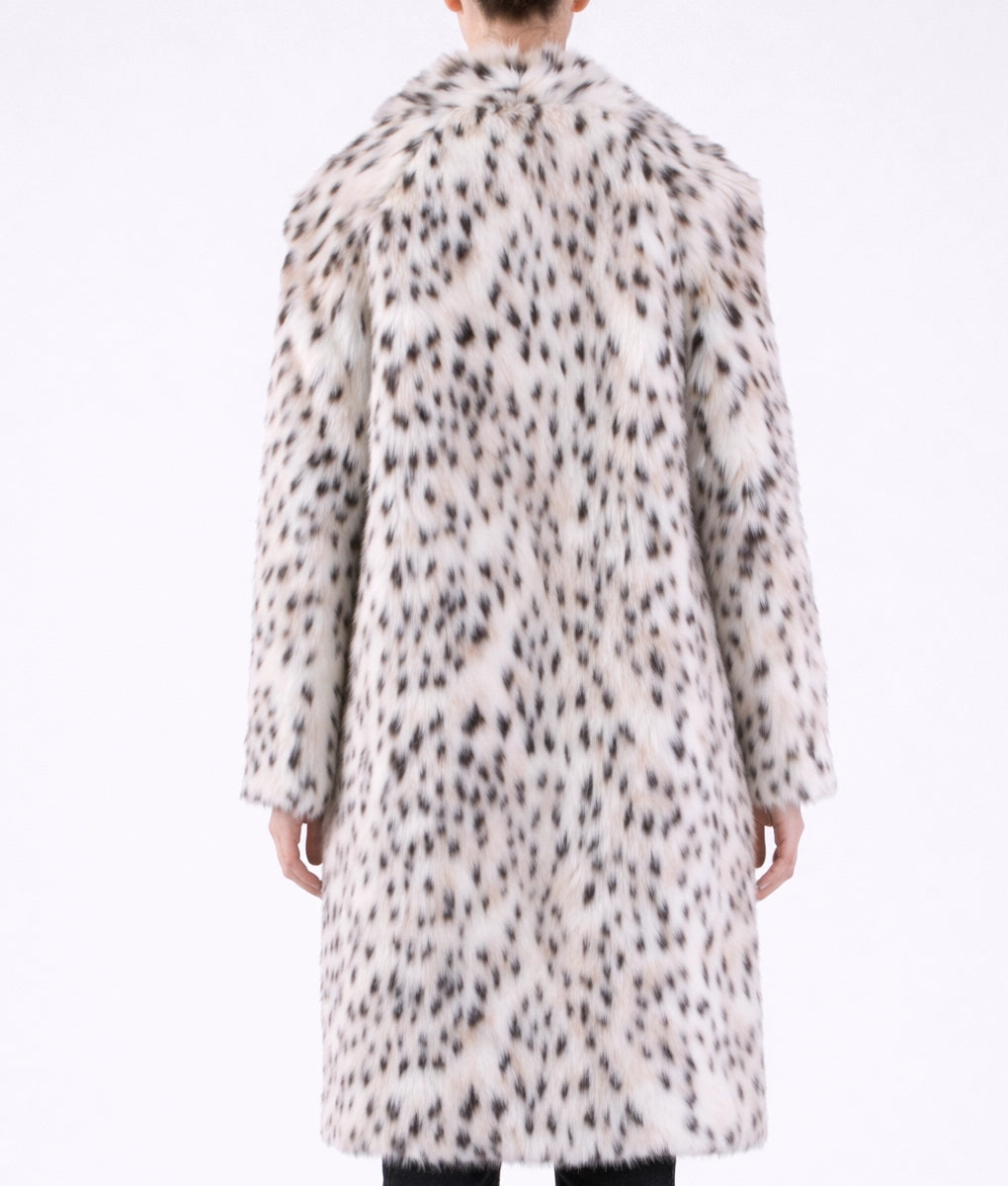 Maya Women’s Lynx Real Fur Long Coat